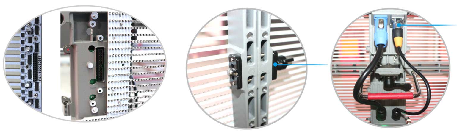 Clear series transparent LED display weight comparison