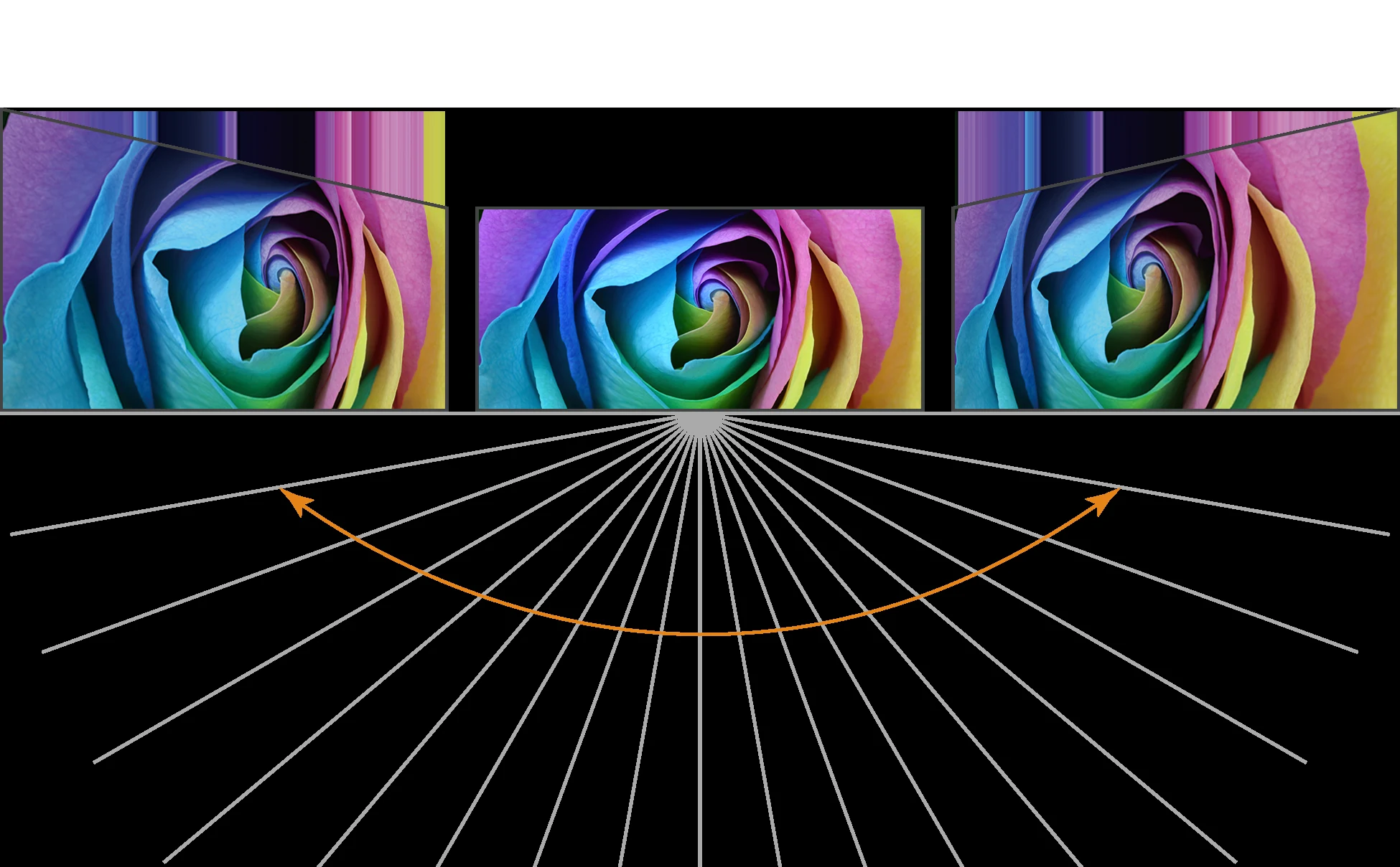 HDR and wide color gamut demonstration on fine pitch LED display